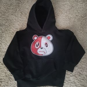 E Bear Effectus clothing black hoodie/ bape